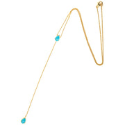 SKINNY DOUBLE-DROP TURQUOISE