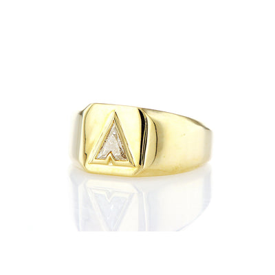 Bespoke Diamond Alphabet Ring