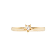 Mini star gold ring